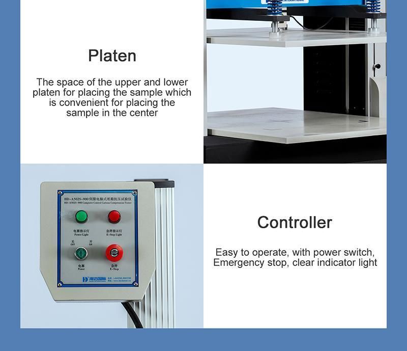 Corrugated Box Compression Impact Strength Testing Equipment