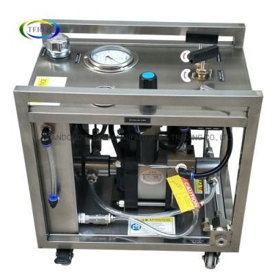 Pneumatic Stainless Steel Air-Driven Liquid Pressure Booster Pump System Hydraulic Hydrostatic Test Machine