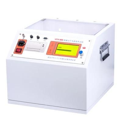 Htjy-80s AC 0-80kv Dielectric Strength Breakdown Voltage Bdv Tester for Insulating Oil