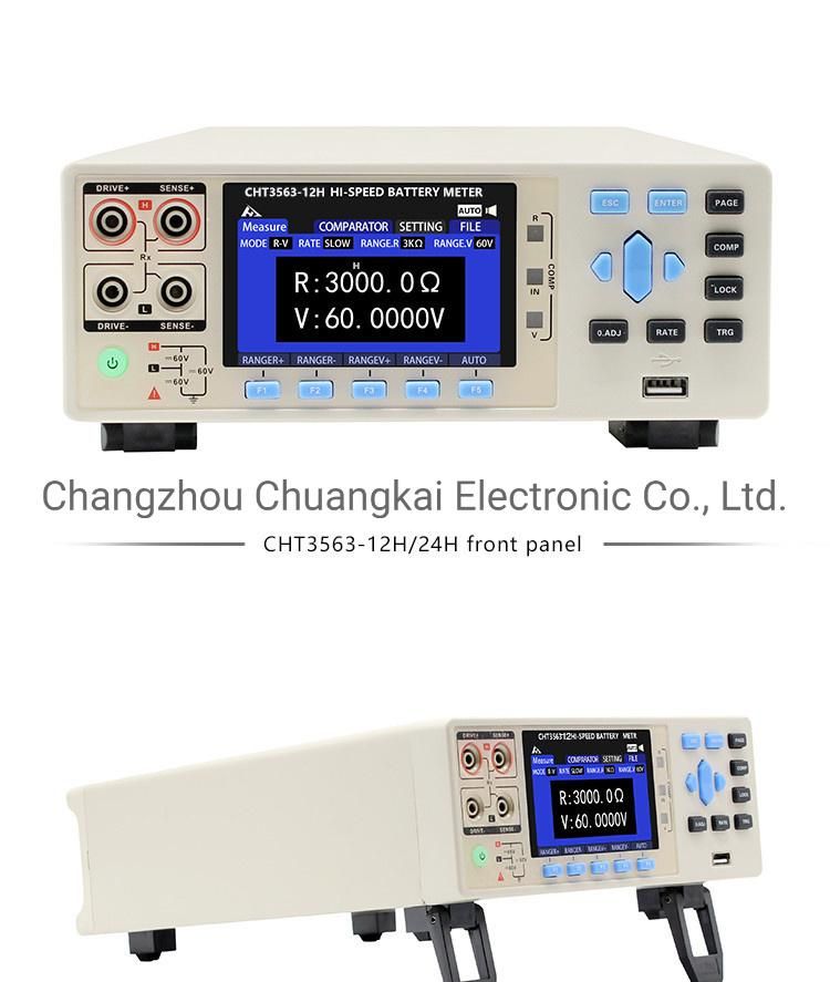 Cht3563-24h Battery Internal Resistance Measurement Battery Indicator Meter