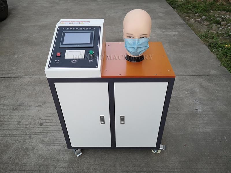 Hot Export Breathing Resistance Tester Machine / Mask Breathing Resistance Tester