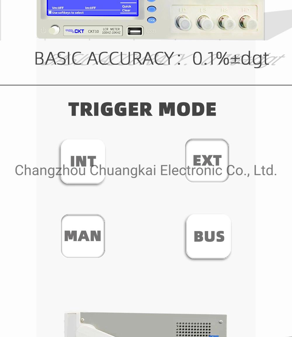 Capacitance Lcr Meter Resistance Meter ESR Meter (Model CKT10A)