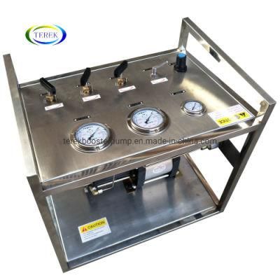 Terek Brand Best Price 300-500 Bar Output Nitrogen Gas Booster Injection System Unit
