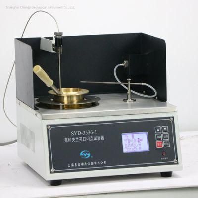 SYD-3536-1 Cleveland Open Cup Flash Point Tester for Oil testing