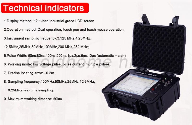 Tdr 0-35kv Underground Power Cable Fault Location System Cable Fault Finder Solution Underground Cable Fault Pinpoint Locator Tester Price