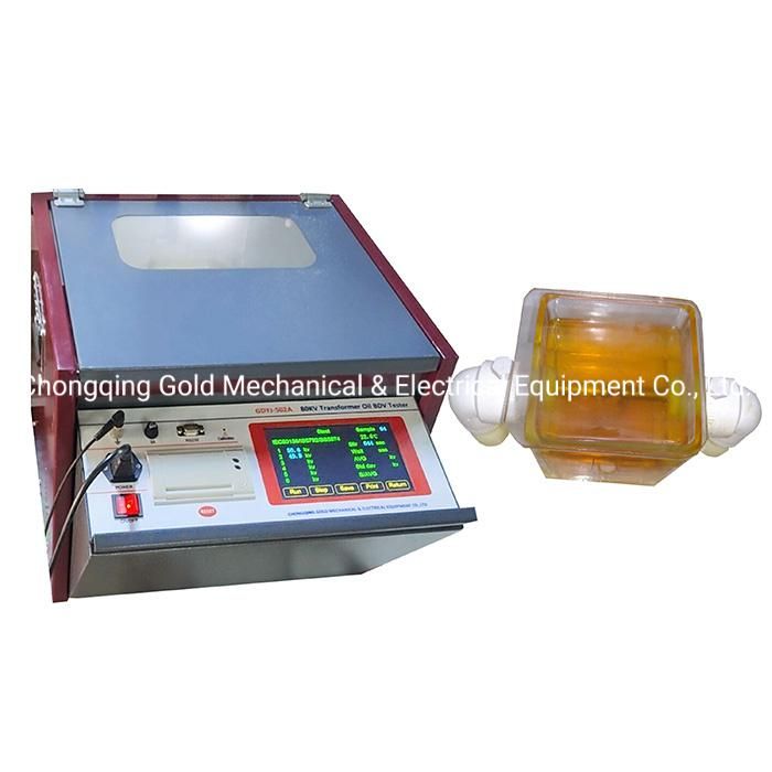 80kv Insulating Oil Tester Dielectric Strength Test Machine Transformer Oil Breakdown Voltage Bdv Tester