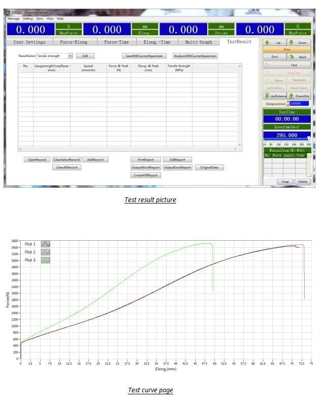 ASTM D3574 Foam Ifd Tester Compression Hardness Testing/Test Machine