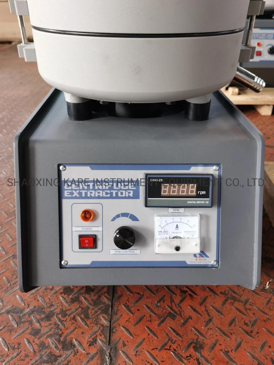 Bituminous Mixtures Quick Separator with Rpm Meter and Ammeter (SLF-400)