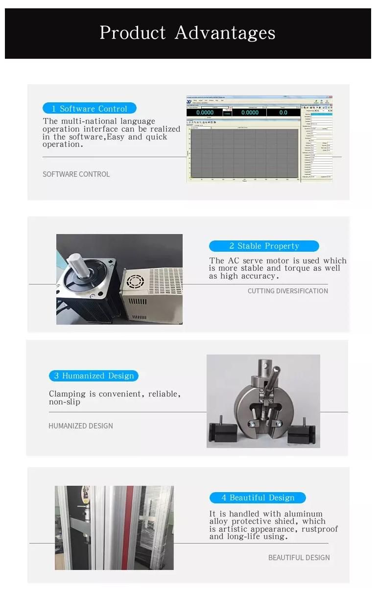 Manufacturer Direct with Hot-Sales and High-Precision Material Tensile Test Electronic Universal Testing Machine with 5kn/10kn/20kn