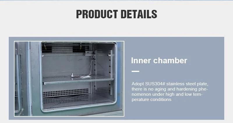 LCD Programmable Stainless Steel 304 Xenon Lamp Weathering Testing Chamber
