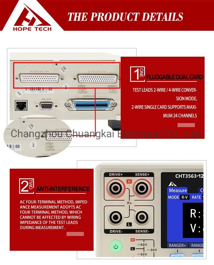 Cht3563-12h Multi-Channel Battery Analyzer Tester for Battery Automated Production