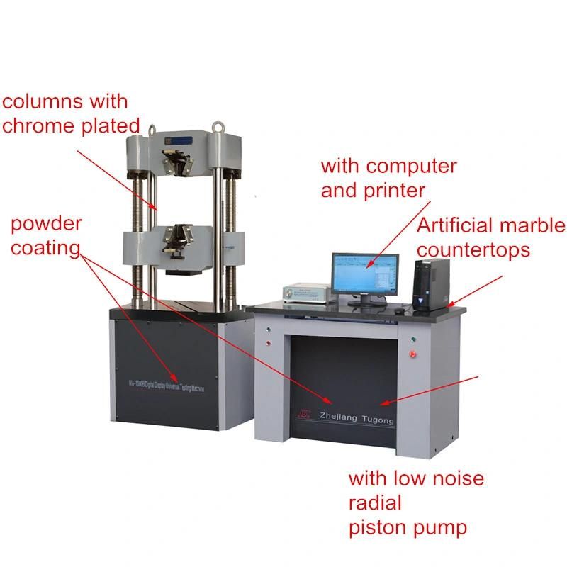 Computer Controlled Universal Steel and Concrete Testing Machine