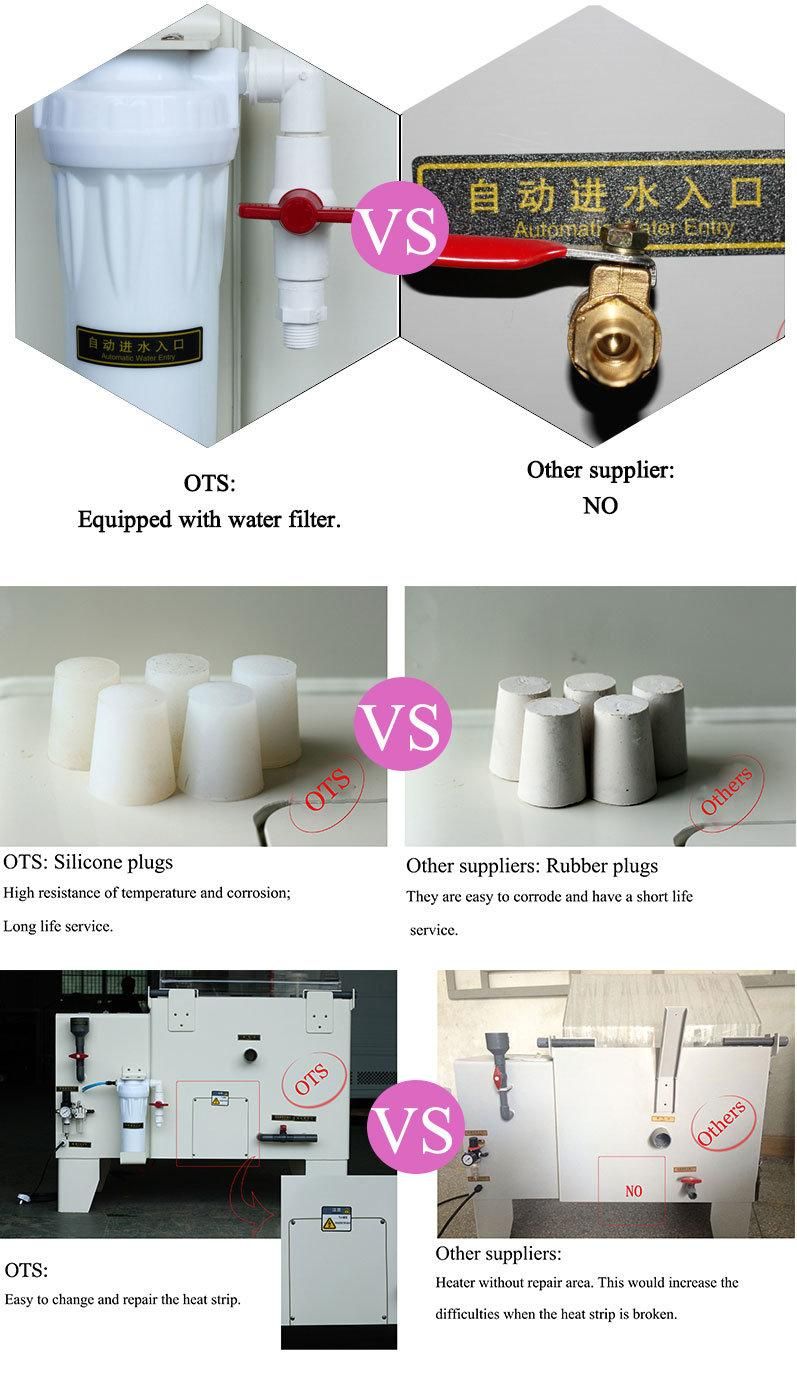 Electronic Neutral Continuous Salt Spraying Corrosion Test Chamber