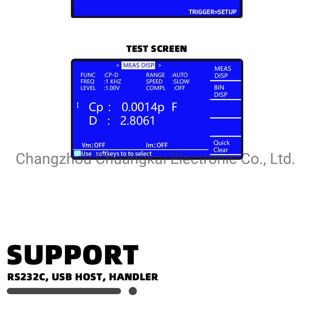 Ckt106X Digital Rlc Meter Capacitance Tester Resistance Meter Tester