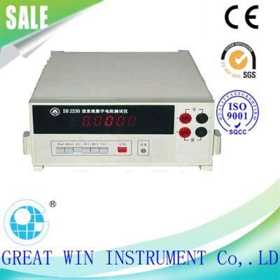 DC Digital Resistance Tester (GW-046B)