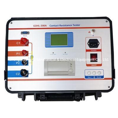 Factory Price Circuit Breaker Testing Equipment Switchgear Contact Resistance Tester DC 100A