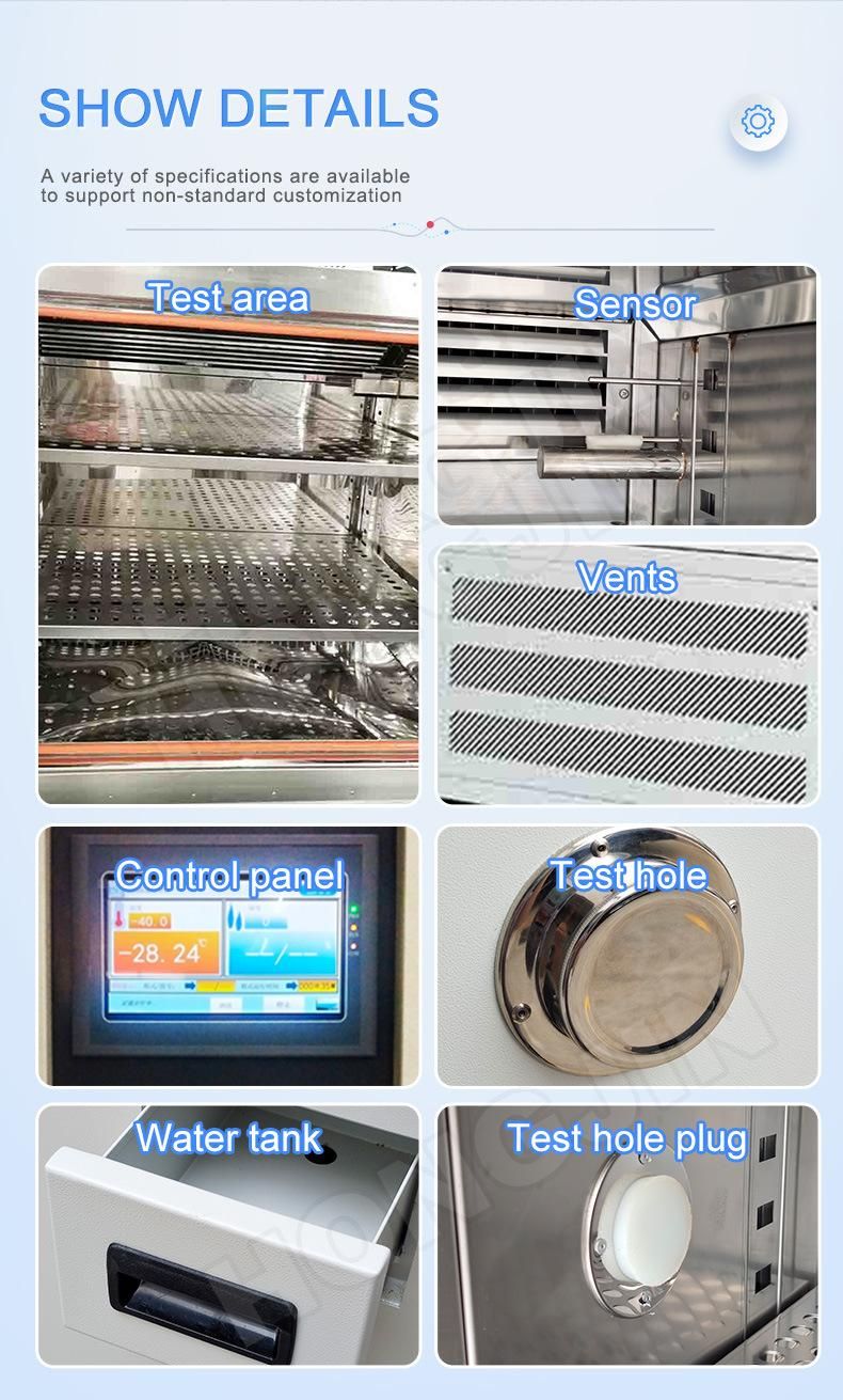Customized Laboratory Programmable High Temperature and High Humidity Test Chamber