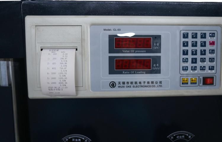 Sye-2000kn Digital Display Material Compression Testing Machine for Construction Industry