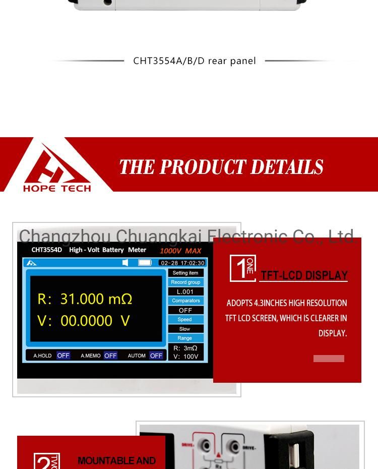 Cht3554A Smart Battery Analyzer for Battery New Energy Industry