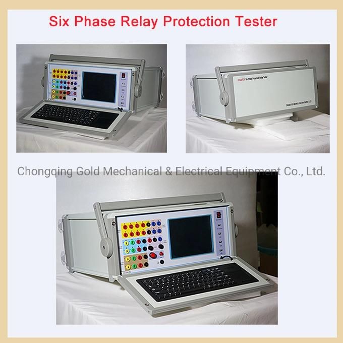 Six Phase Micro Computer Power Electric Secondary Current Injection Relay Protection Tester