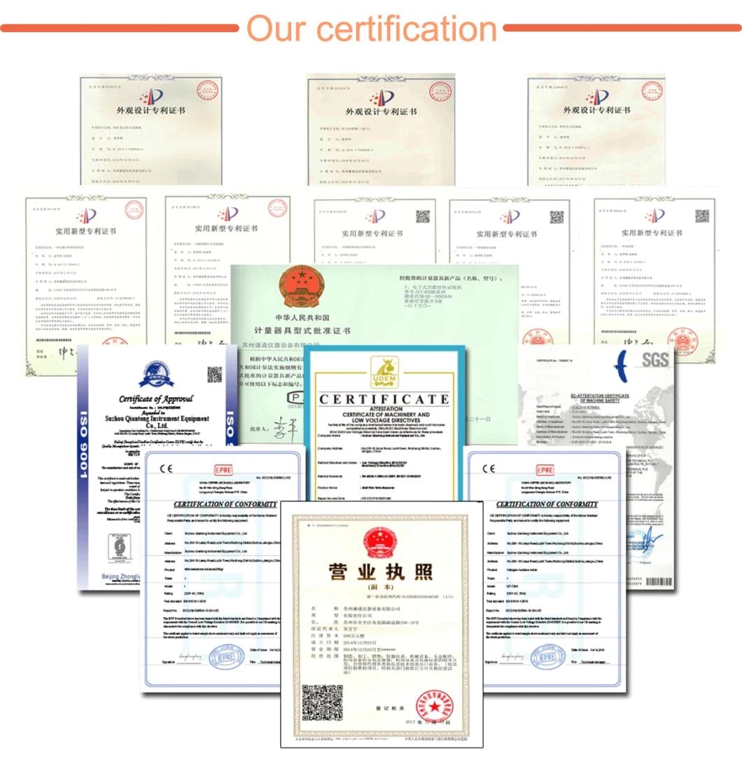 Ce Certified Electronic Universal Testing Machine in Metal and Rubber & Plastic Industry