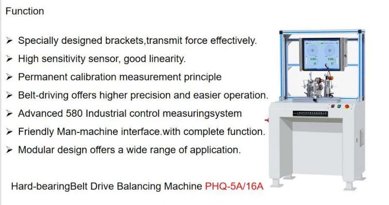 Easy Operation Belt Driven Balancing Machine for Inverter Fan (PHQ-5)