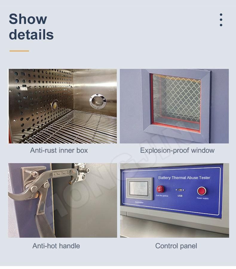 Hj-2 Laboratory High Temperature Battery Thermal Shock Testing Tester Machine
