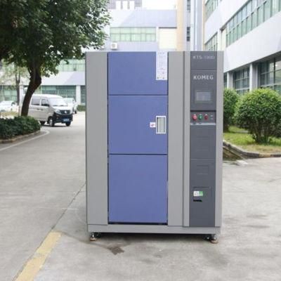 Vertical Thermal Shock Chamber with Separate Hot and Cold Cycling Temperature Zones
