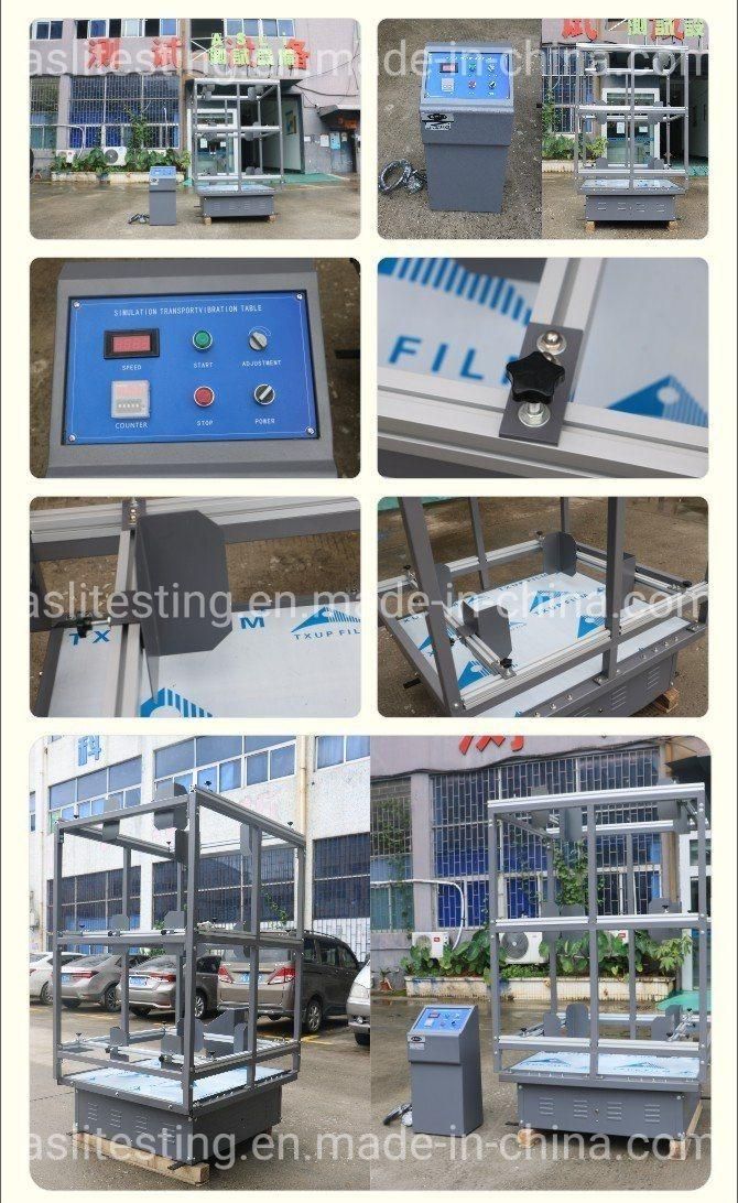 Energy Saving Simulation Transport Vibration Tester for The Packaging Materials