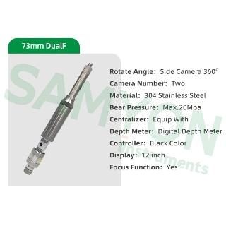 High Resolution Clear Image 1000m Deep Well Borehole Camera