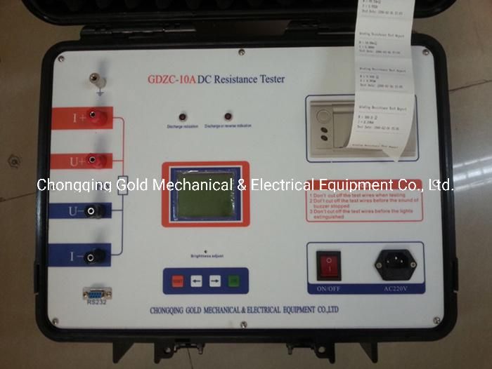 Factory Price Customized DC Digital Transformer Winding Resistance Tester 10A 20A