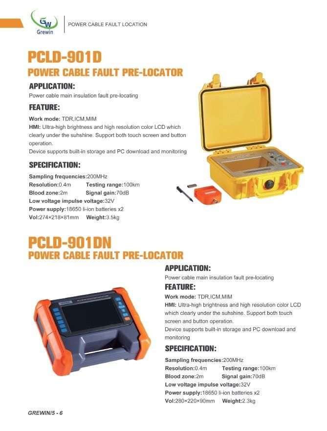 Pclc-901d Power Testing Cable Fault Pre-Locator with Tdr Icm MIM Mode