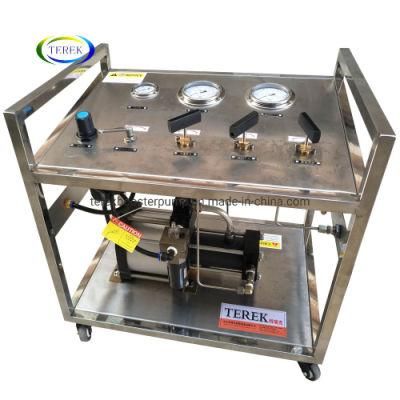 Terek Brand Best Price 800 Bar Output Double Acting Gas Booster System for Gas Cylinder Refilling