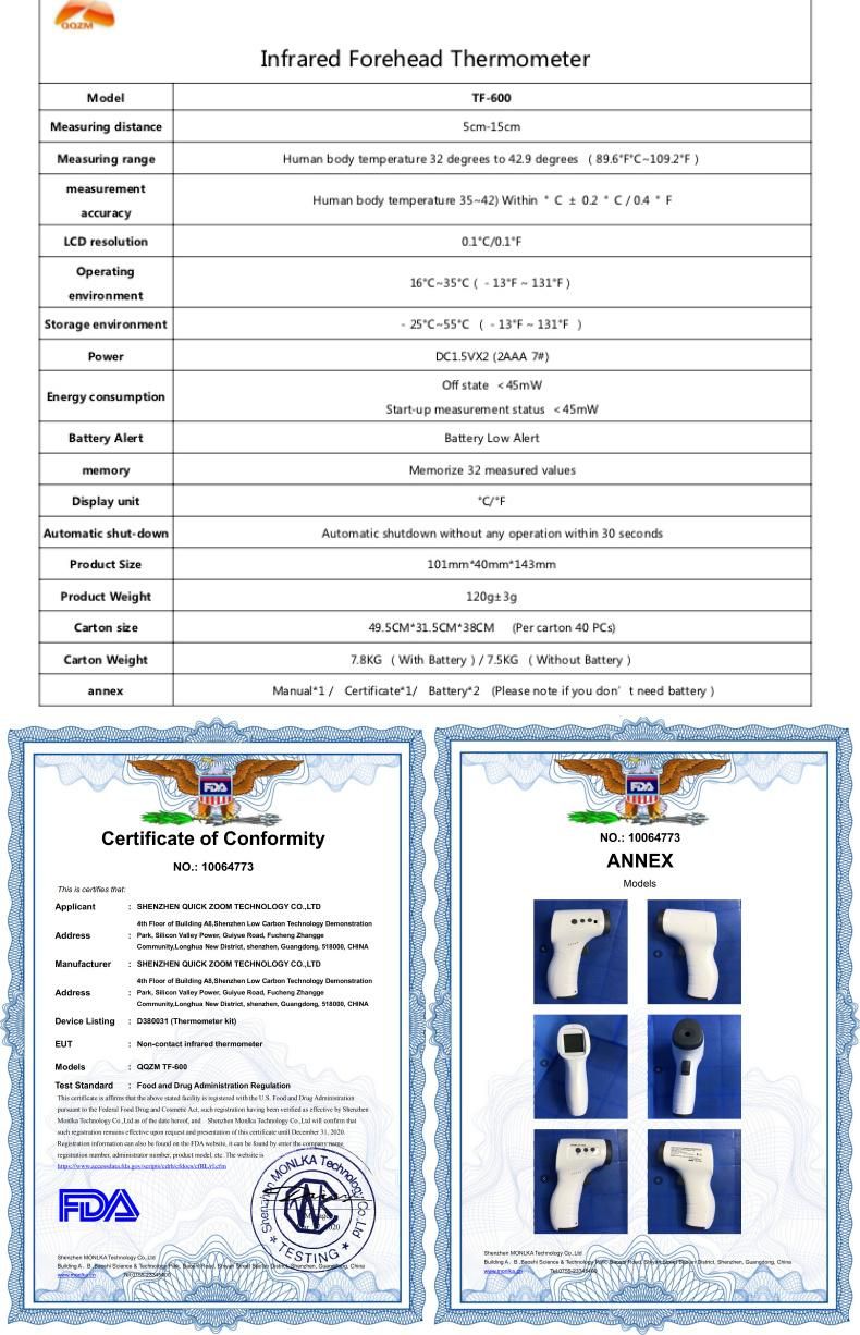 Infrared Thermometer Non-Contact