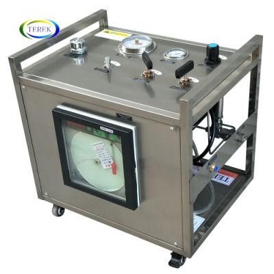 Portable Oil Field High Pressure Hydrostatic Test System with Mechanical Pressure Recorder