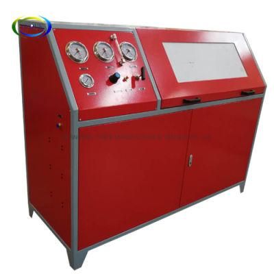 Pneumatic Water Hydraulic Test Bench for Plastic Pipe, Fire Pipe, Extinguisher Hydraulic Pressure Test Pump