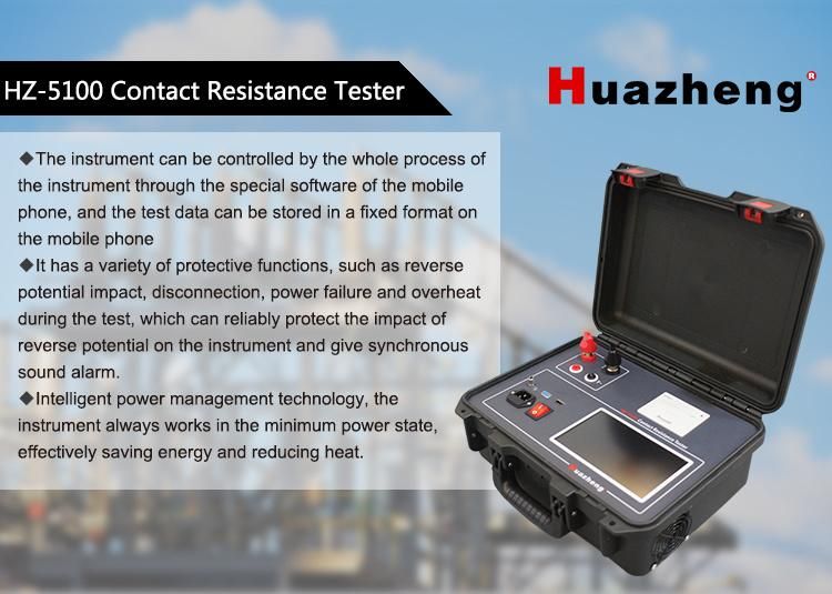 High Voltage Switch Ohmmeter Circuit Breaker Contact Resistance Test Set