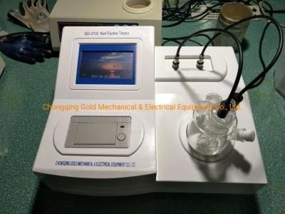 Coulometric Oil Water Content Analyzer Karl Fischer Titration Moisture Tester Price