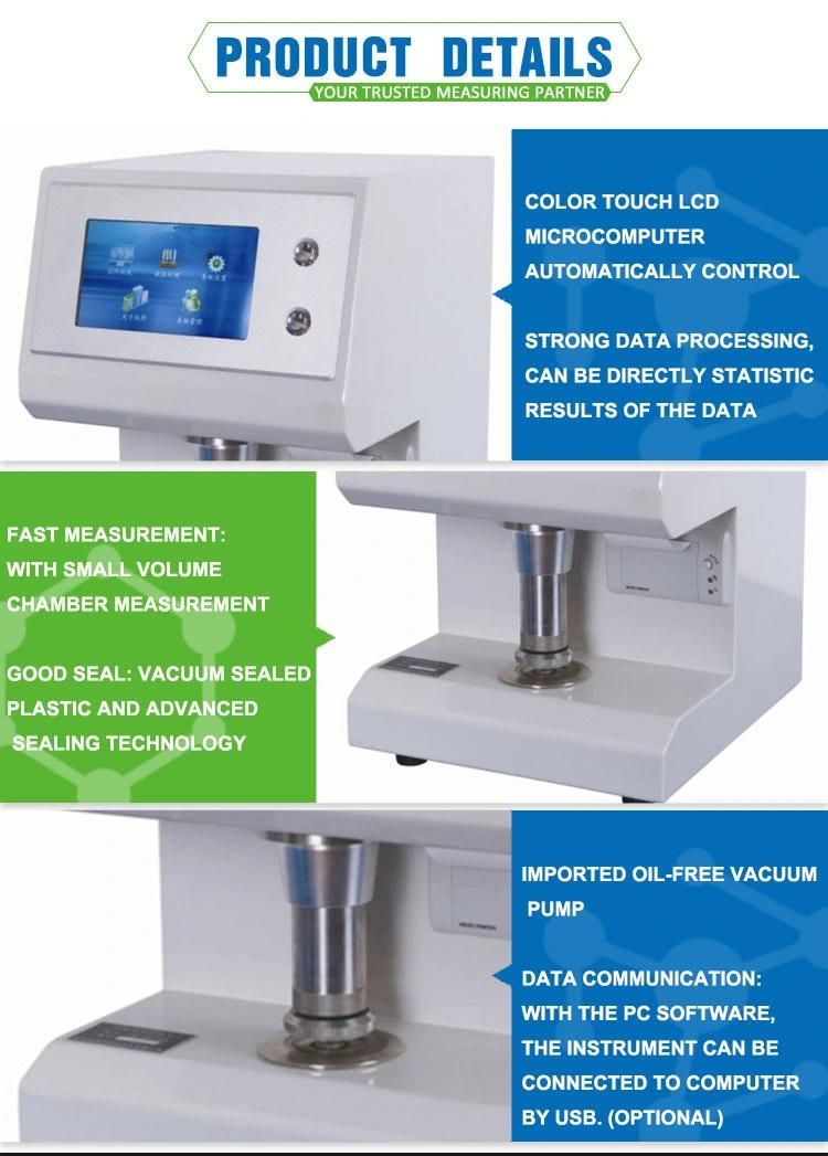 Laboratory Oil Free Vacuum ISO5627 Paper Bekk Smoothness Tester