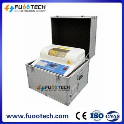 Insulating Oil Measuring Tool Dielectric Strength Analyzer Transformer Oil Bdv Tester 80 Kv