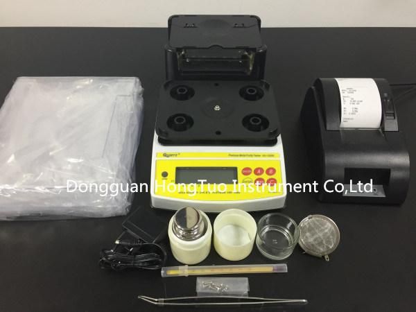 AU-600K Gold Scale And Purity Testing Equipment, Gold Tester Scale, Water Gravity Scales For Gold
