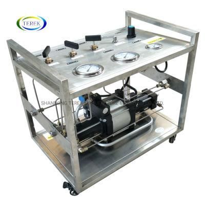 Terek Maximum 80MPa Pneumatic (Air Compressor Driven) Gas Booster Pump System