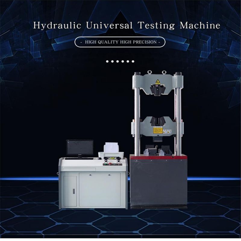 ISO Standard Wew-1000kn / 2000kn Screen Display Hydraulic Universal Test Machine