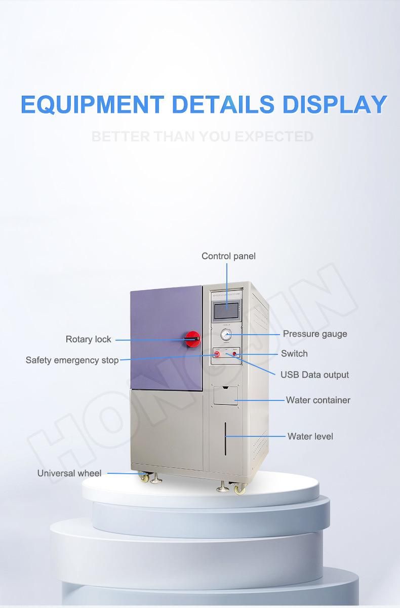 Hj-5 High Pressure Steam Aging Test Machine for Rubber/ Pressure Cooker Tester Chamber for Solar Films Test