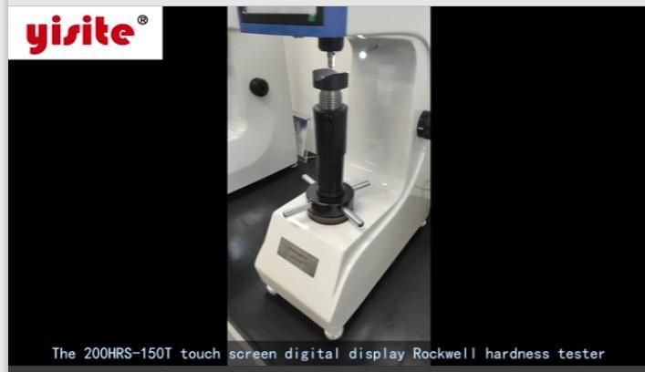 Test Force 150kgf Sample Height 200mm Touch Screen Digital Display Rockwell Hardness Tester with Printer
