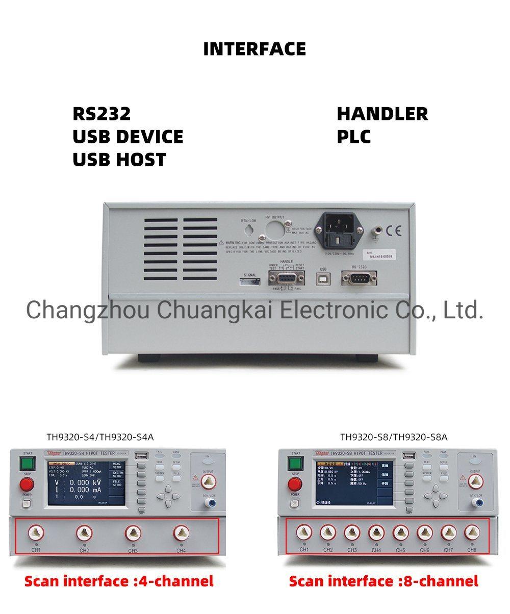 Th9320-S4 AC/DC Safety Tester Insulation Resistance Test Equipment