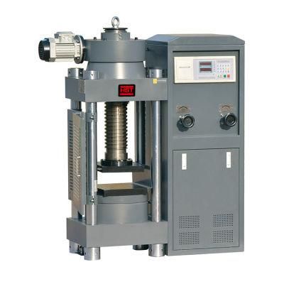 Electric Ball Screw Adjust 2000 Kn Digital Display Hydraulic Compression Testing Machine