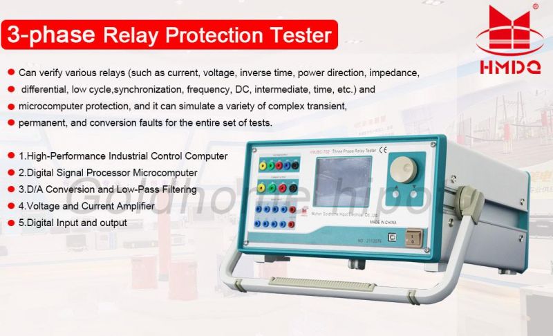 Secondary Current Injection Test Set / 3 Phase Protection Relay Tester