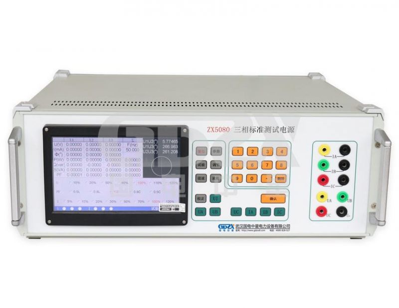 Class 0.1 Rating Output AC 460V 24A Power 20VA source Three Phase Reference Standard Meter Transmitter Energy Meter Calibrator