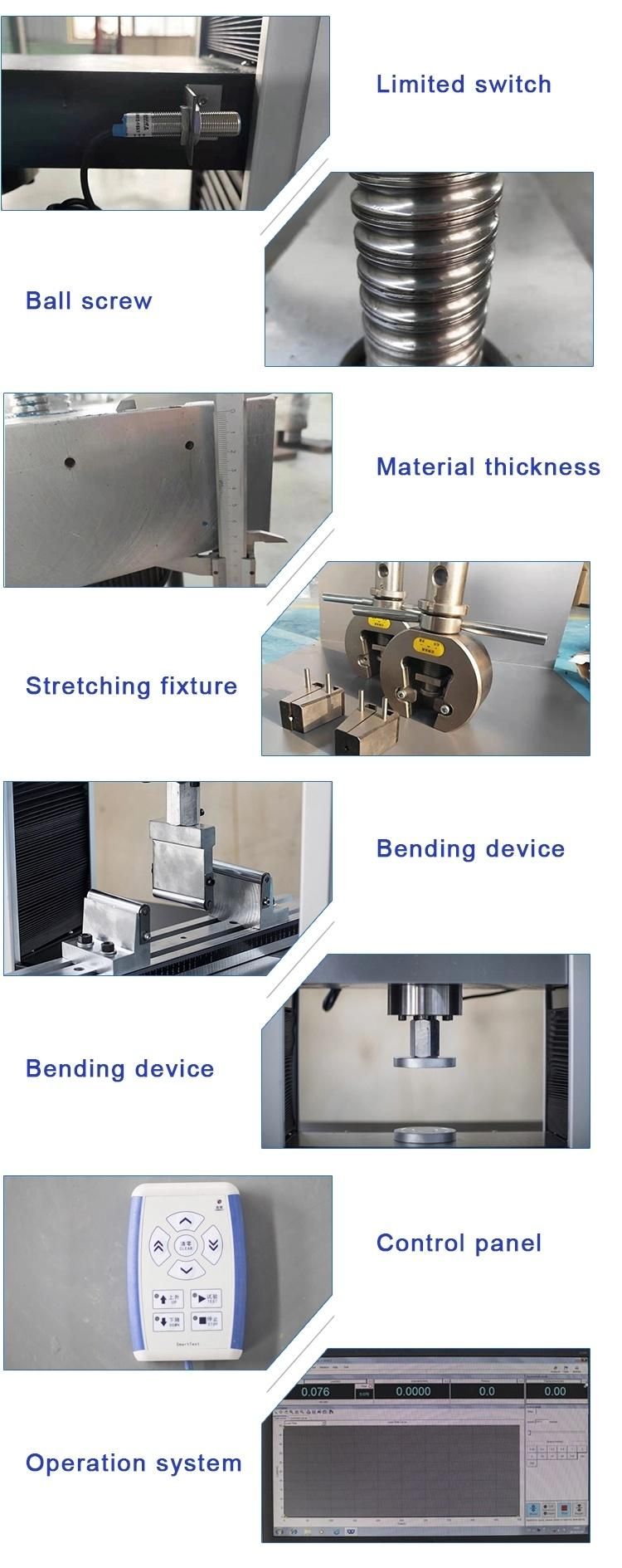 Chengyu Wds-20kn/30kn/50kn/100kn Tensile Strength Measuring Equipment Rubber Tensile Testing Machine for Material Testing Laboratory